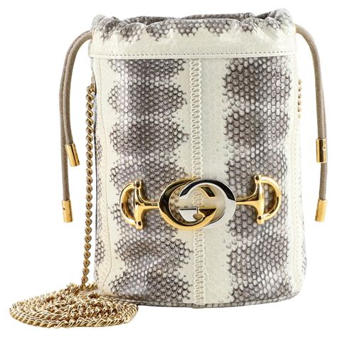 gucci zumi snakeskin bag|gucci travel bag snake.